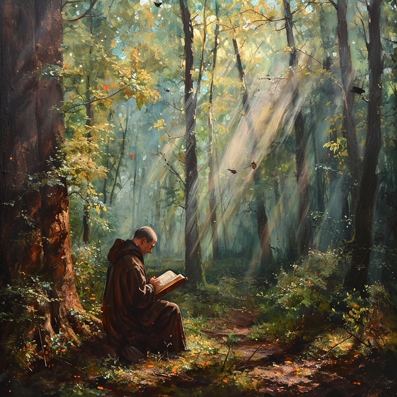 Saint Anthony in Prayerful Solitude