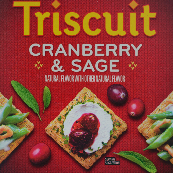 Cranberry sage crackers