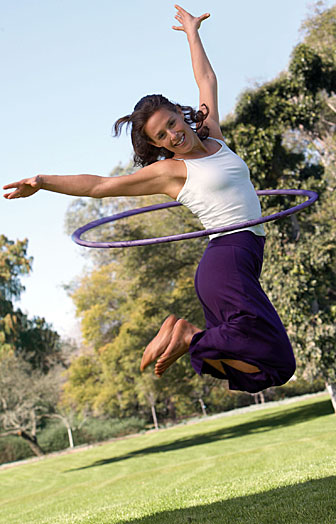 Hula hooping is total fitness for the mind and body