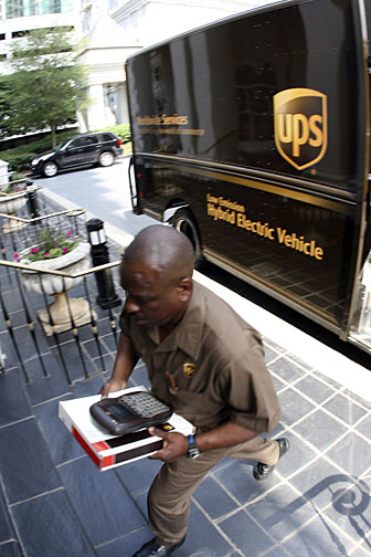 UPS Hybrid Truck