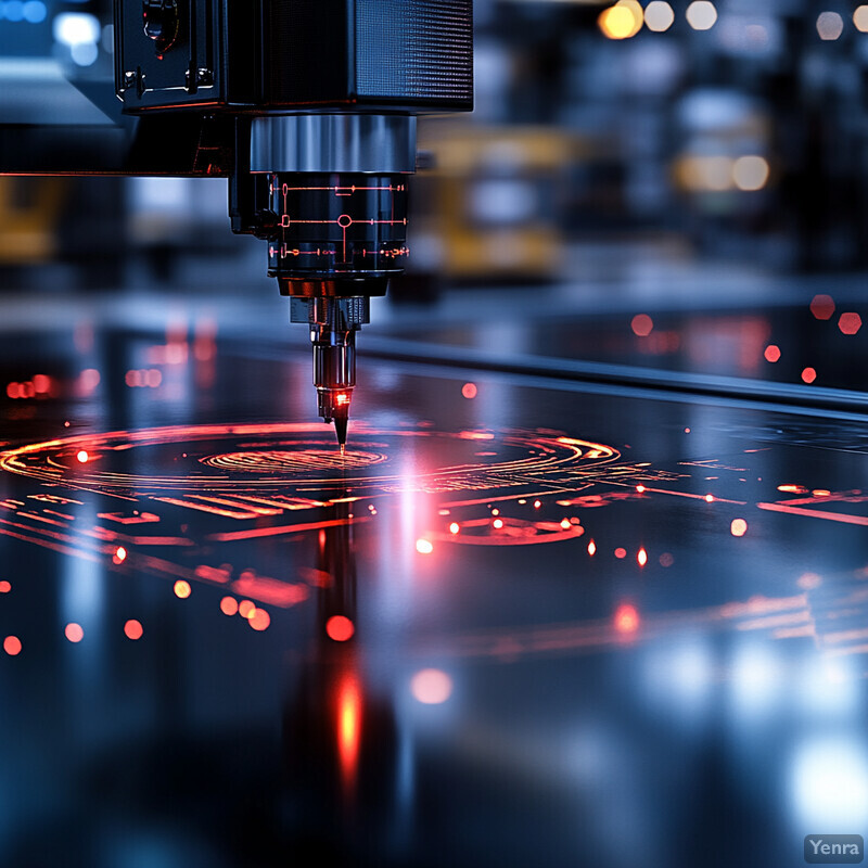 Predictive maintenance through acoustic analysis in an industrial setting.