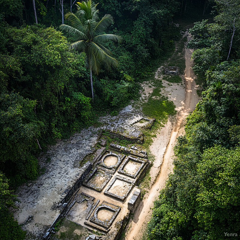 Ancient ruin in the jungle