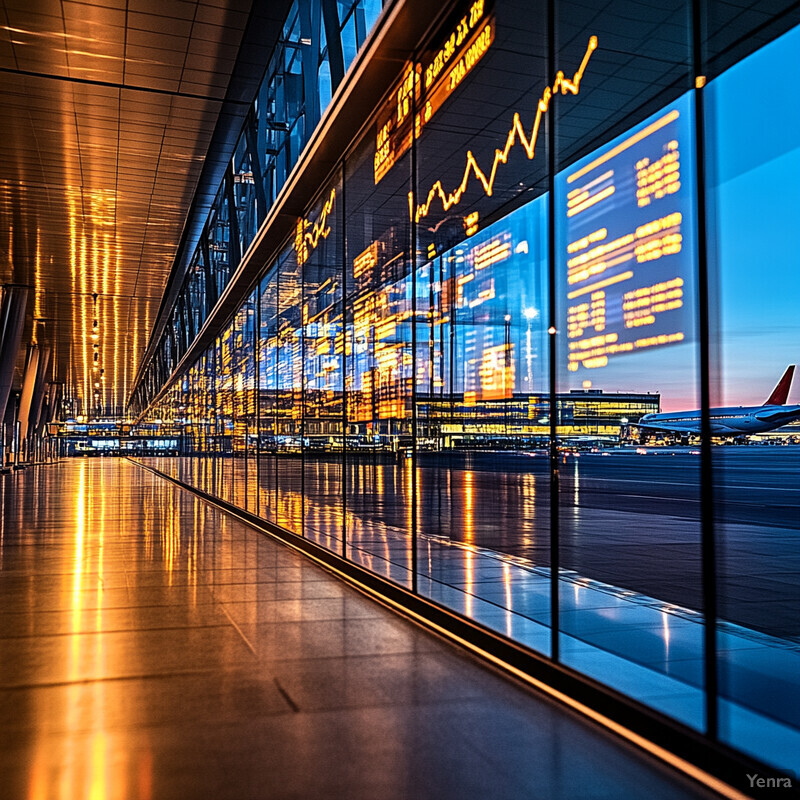 Airport Terminal at Dusk/Dawn