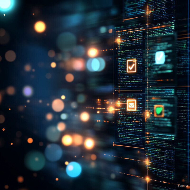 A computer-generated representation of Enhanced Due Diligence in Onboarding, showcasing a complex and intricate system with advanced technology and rigorous security protocols.