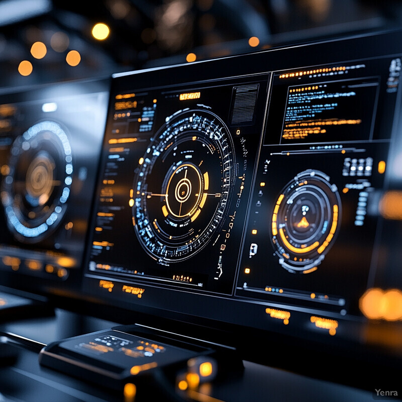 A computer screen displaying a dashboard with various charts and graphs for real-time data analysis.