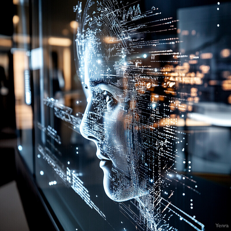 Abstract representation of Enhanced Personalization in Behavioral Finance, showcasing a futuristic and high-tech environment.