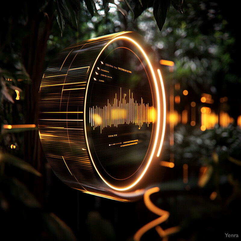 Anomaly detection system's interface featuring a circular display and horizontal bar graph.