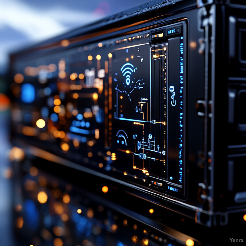 Intelligent Sensor Fusion System: A Futuristic Representation of Advanced Technology.