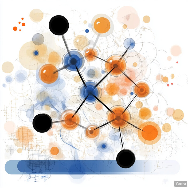 The image depicts the rational ligand and support selection process, showing various shapes in different colors representing different types of ligands interacting with a target protein.