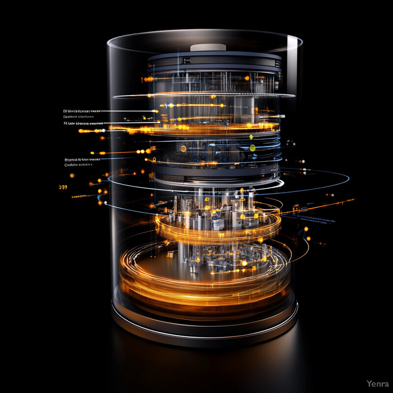 A detailed 3D rendering of an Optimized Enhanced Oil Recovery (EOR) strategy, highlighting its complex components and hierarchical structure.