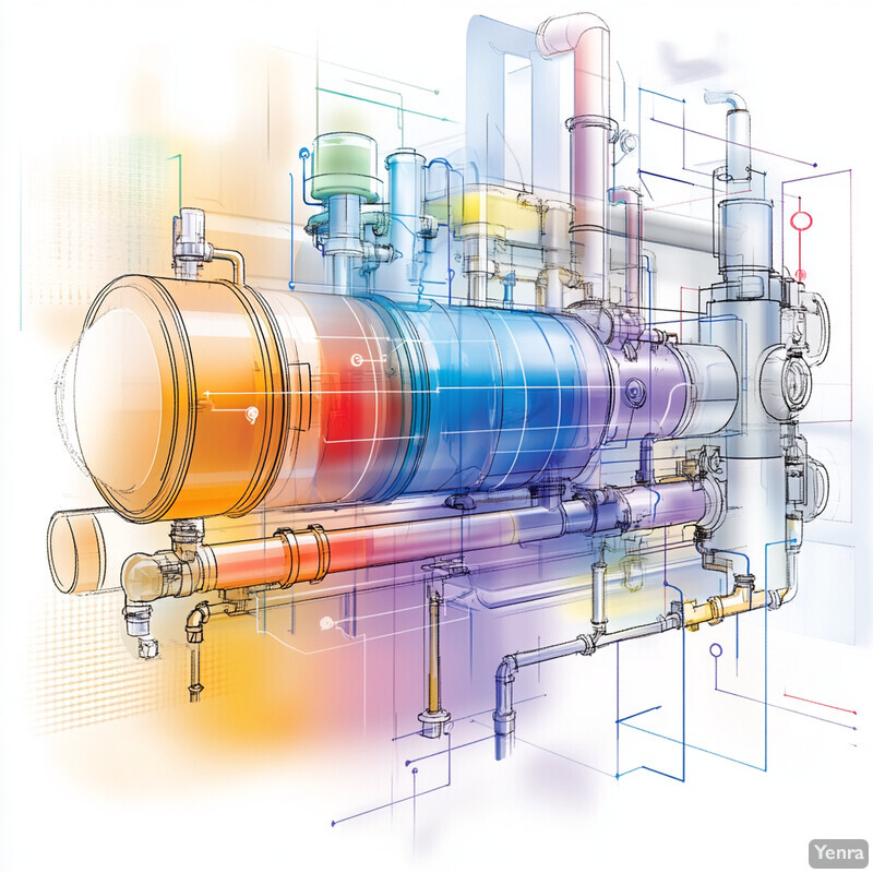 An Optimized Enhanced Oil Recovery (EOR) strategy diagram showcasing a complex system designed to optimize oil recovery from reservoirs.