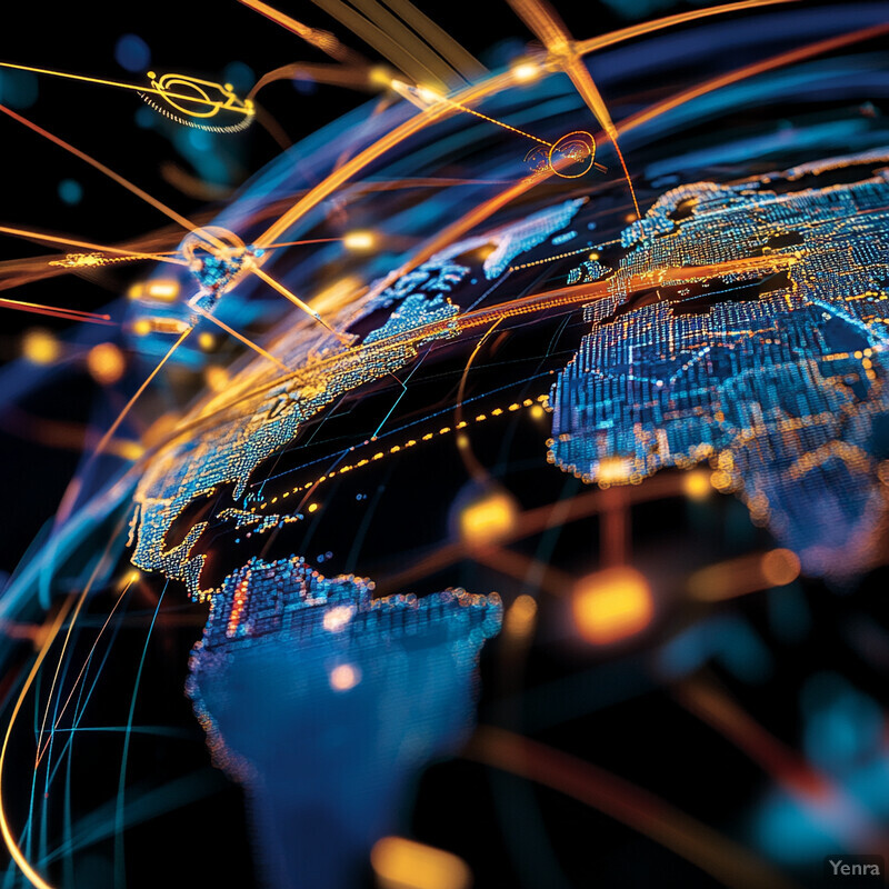 Climate-Informed Supply Chain Optimization: A Visual Representation of Global Cooperation.