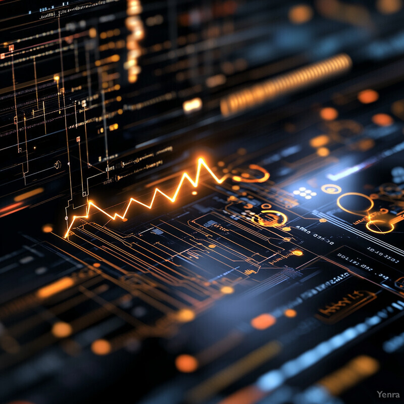 An Early Signal Detection for Efficacy Trends is depicted with a glowing orange line graph trending upward surrounded by smaller shapes.