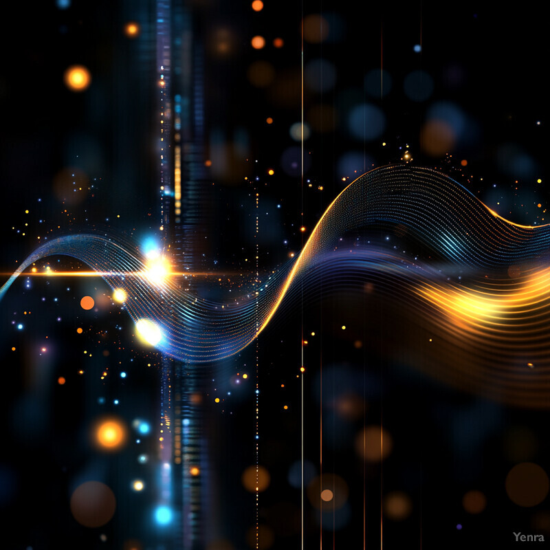 Early signal detection for efficacy trends is visualized through a dynamic and colorful abstract representation.