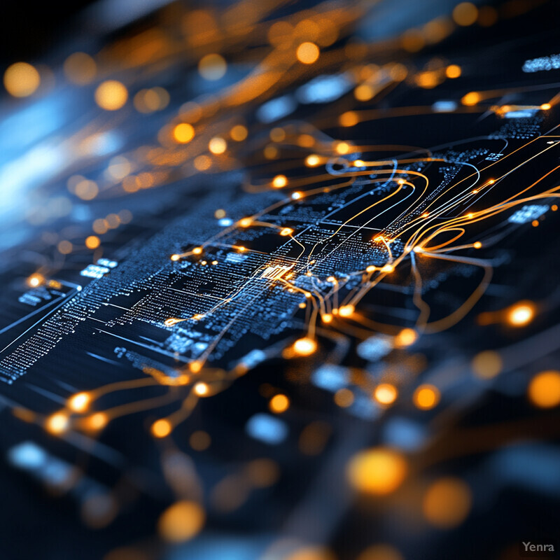 An abstract image representing the dynamic and interconnected nature of optimized site selection and feasibility studies.