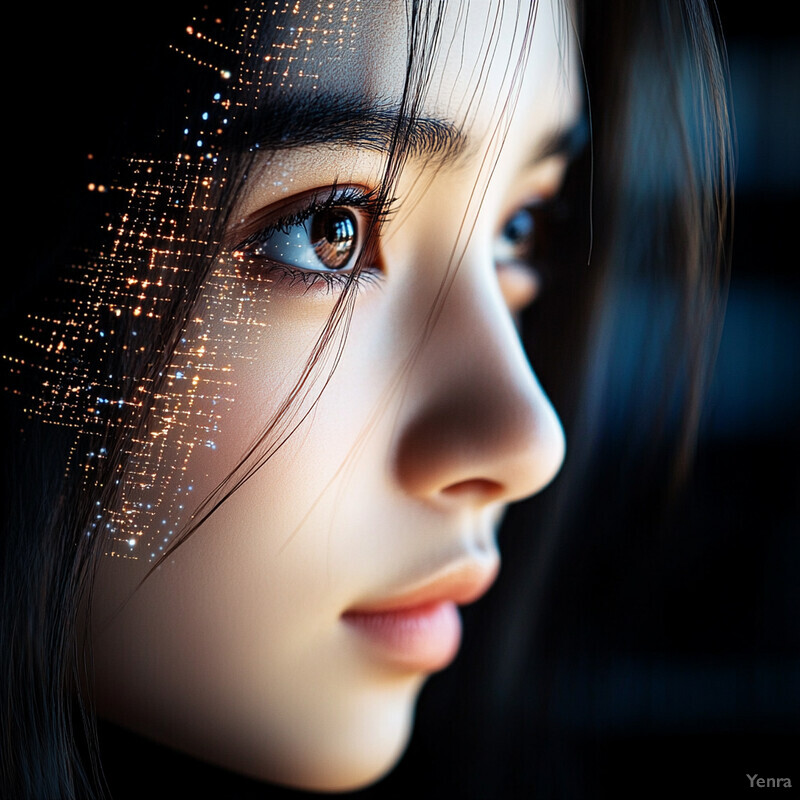 A close-up photo of a young girl looking directly at the camera.