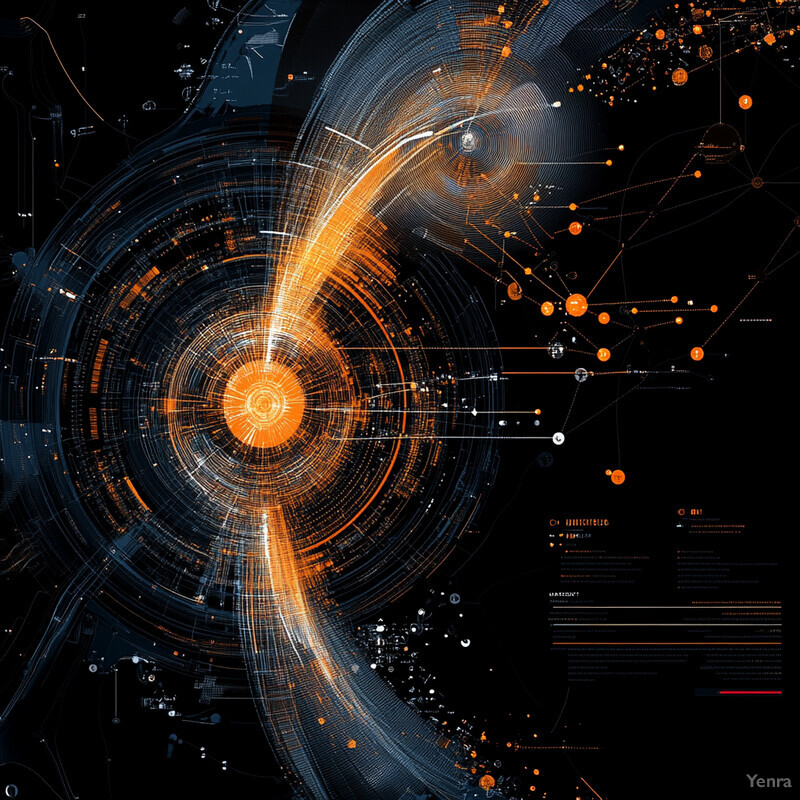 A complex visual representation of UAS behavioral patterns, featuring a central concentric ring pattern with interconnected symbols and shapes.