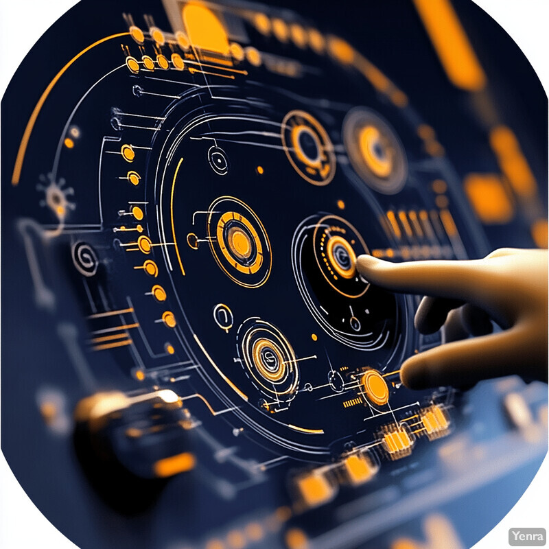 An image representing reinforcement learning for optimization, highlighting an interactive algorithm within a digital environment.