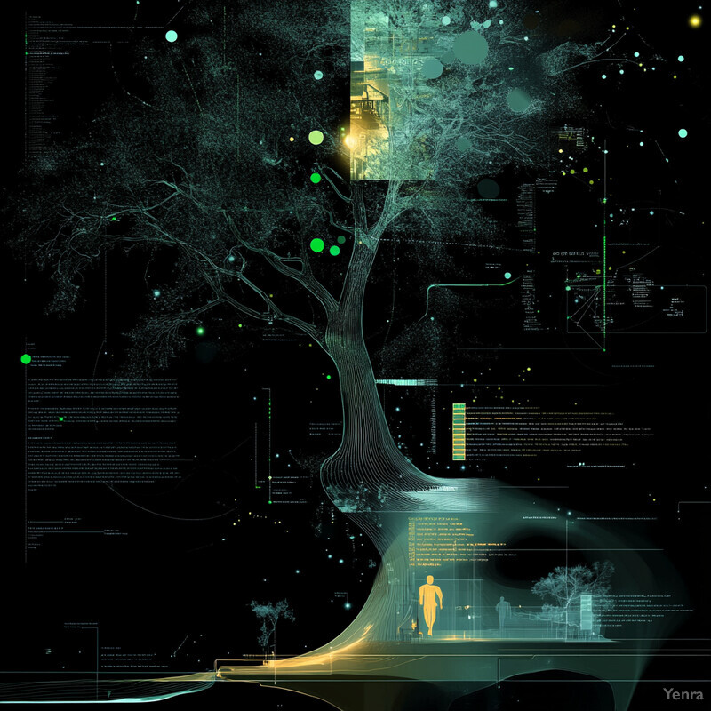 Infographic/presentation slide on environmental science data integration and species presence/absence.