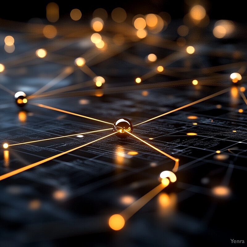 An abstract image representing data flow or network connections.