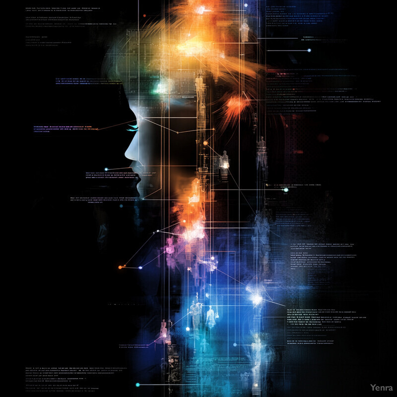 An infographic or diagram illustrating the connections between various individuals or entities, possibly in a business or organizational context.