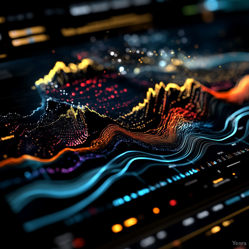 A multidimensional representation of risk modeling and volatility estimation.