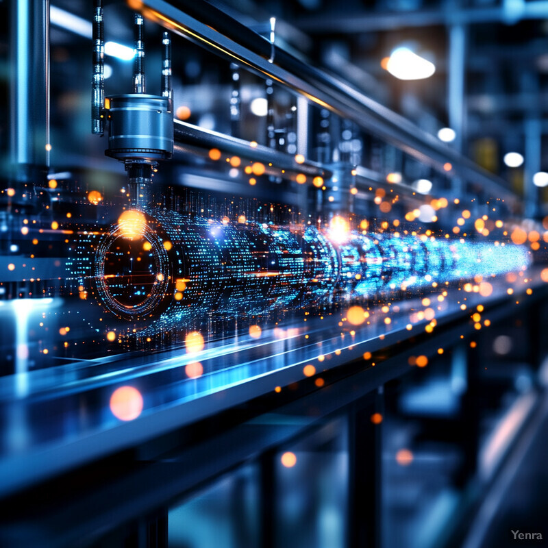 Integration between ERP and MES systems in an industrial setting.