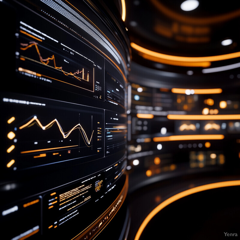 A futuristic data-driven iteration dashboard displaying player metrics.