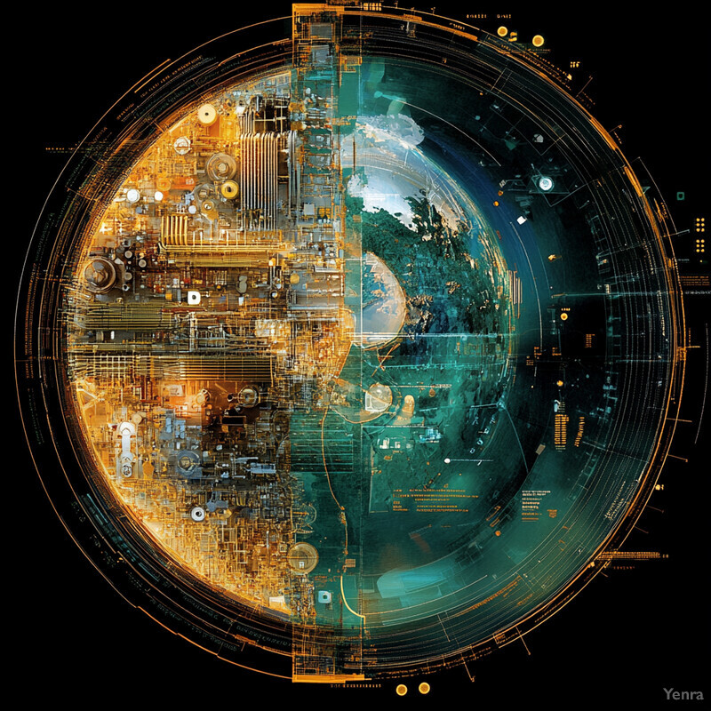 An abstract representation of sensitivity analysis and model transparency.