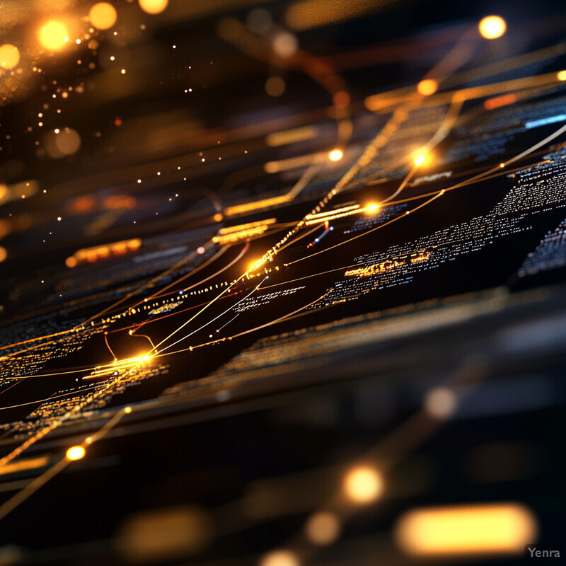 A digital representation of Entity Recognition and Relationship Mapping, showcasing a complex network of interconnected nodes and lines.