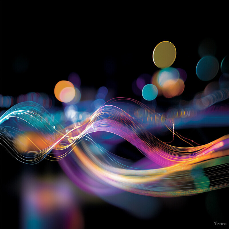 A vibrant and dynamic representation of nonlinear signal processing for overlapping targets.