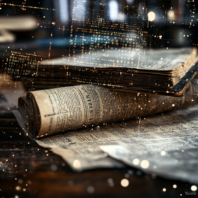 An old book lies on its side with the cover facing left, revealing its worn appearance.