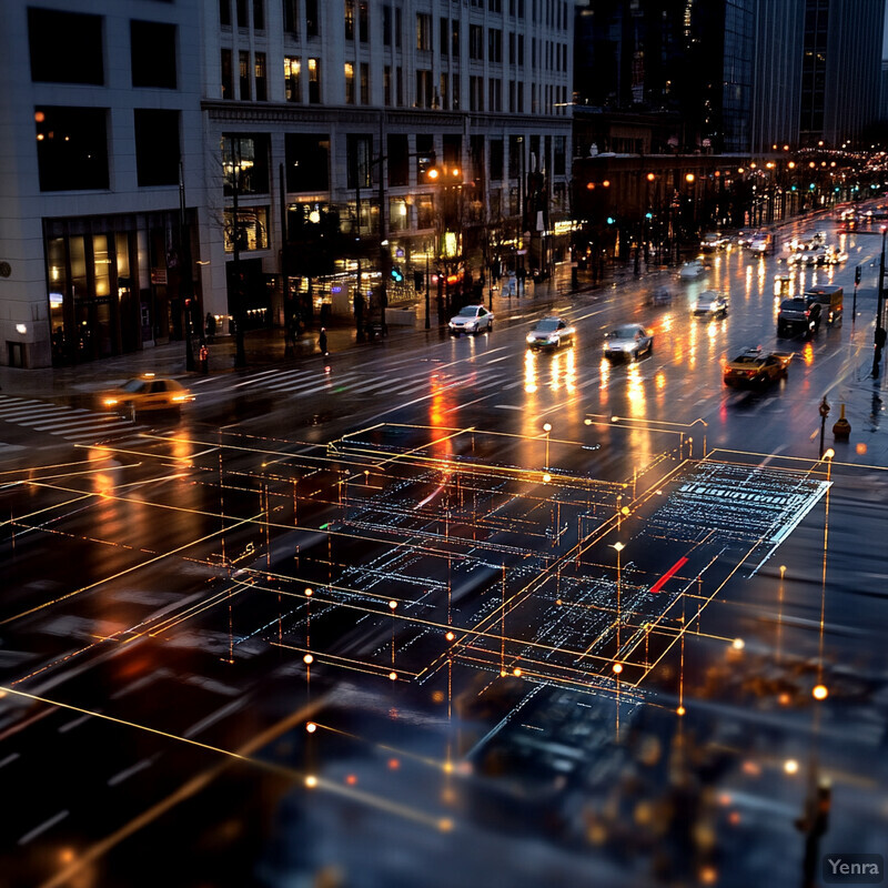 City Street at Night