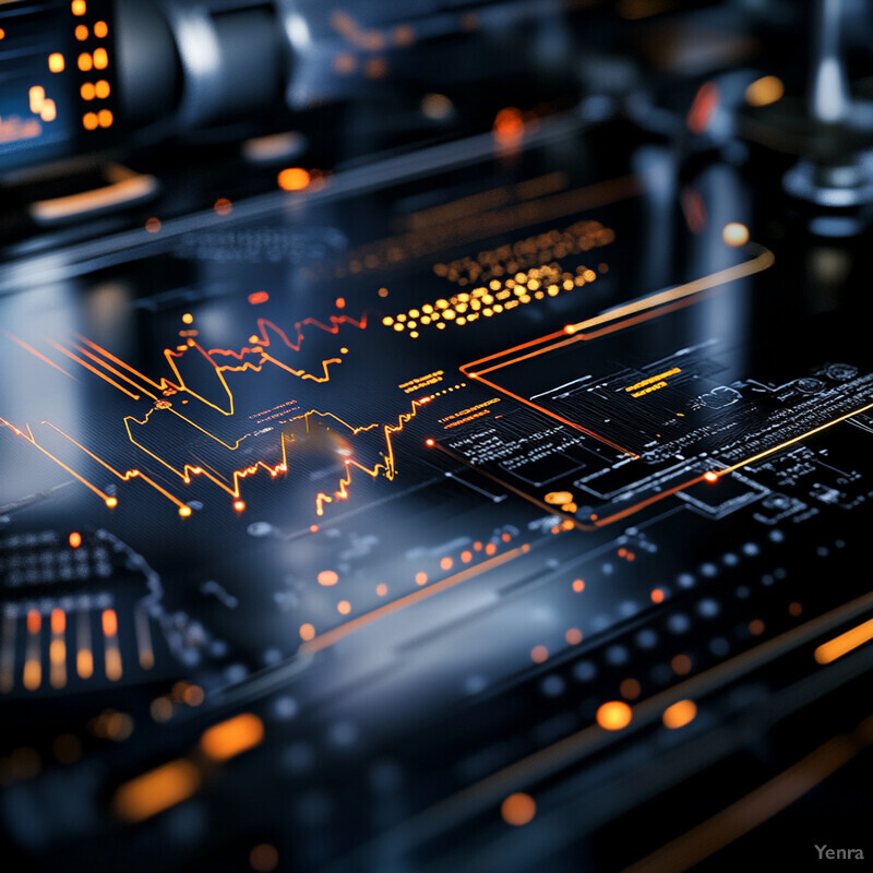 An early warning system for market instabilities featuring a complex layout of data visualizations.