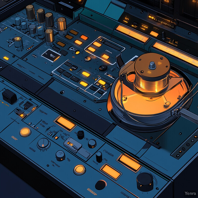 Vintage audio equipment setup from the 1980s or early 1990s.