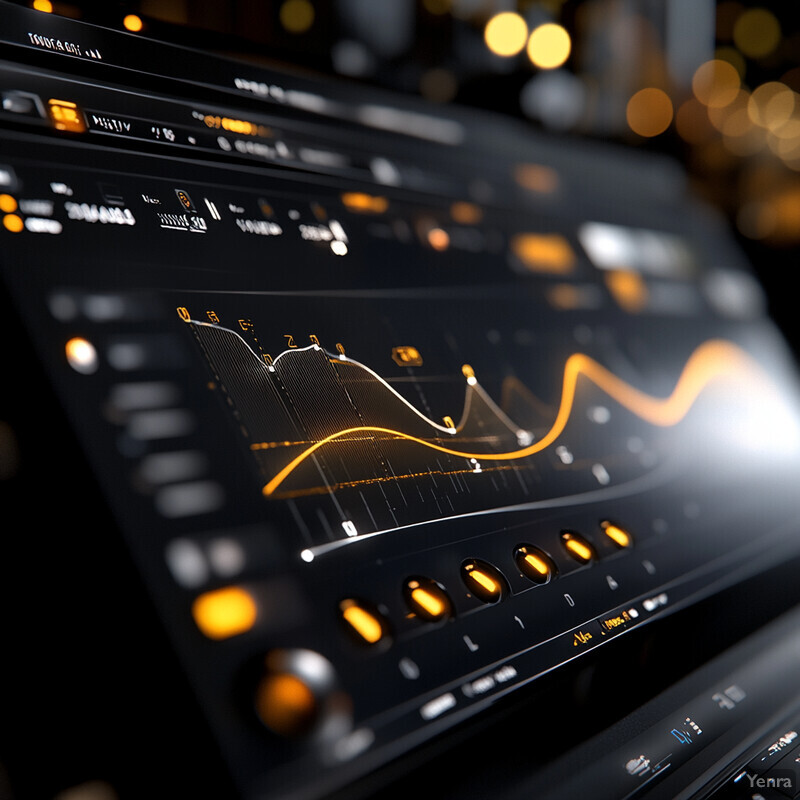 A computer-generated screen displaying graphs and charts.