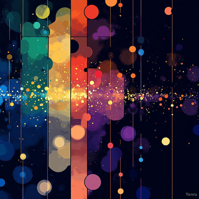 A dynamic representation of Causal Inference in Connectivity, featuring interconnected nodes and lines that convey the strength and direction of causal connections.