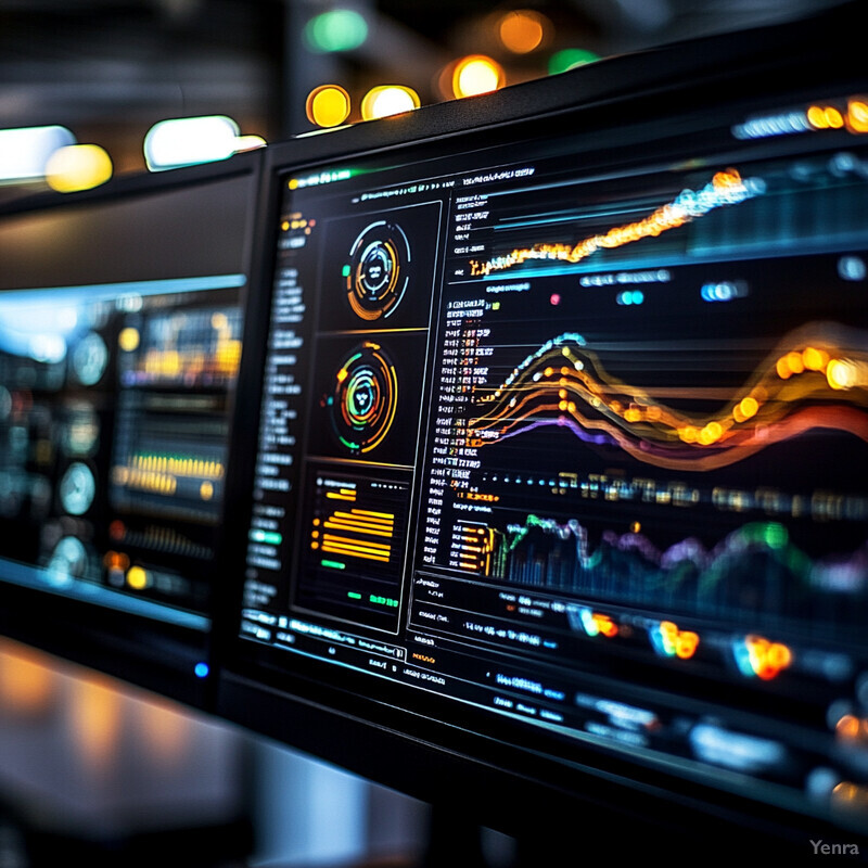 Predictive Analytics dashboard for incident prevention on a computer monitor.