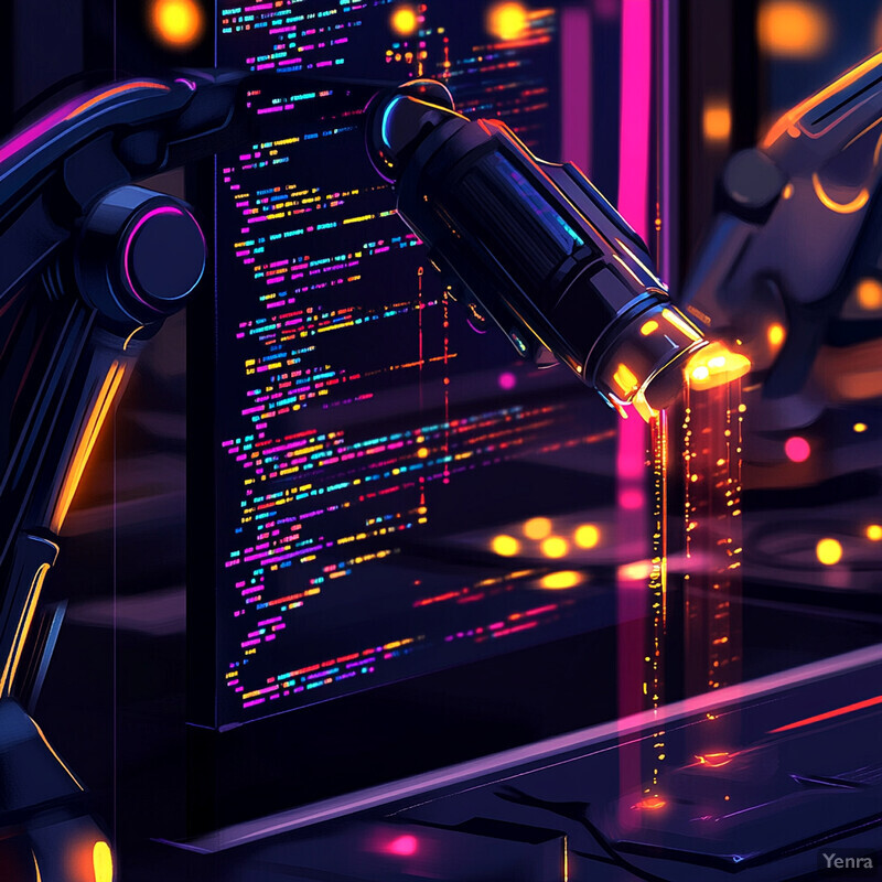 A futuristic laboratory filled with equipment and machinery, where scientists and researchers work to unlock new discoveries.