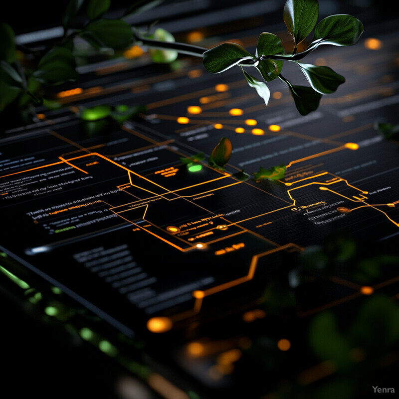 This image presents a futuristic-looking travel plan with predictive maintenance features, showcasing a range of information on destinations, accommodation options, and weather forecasts.