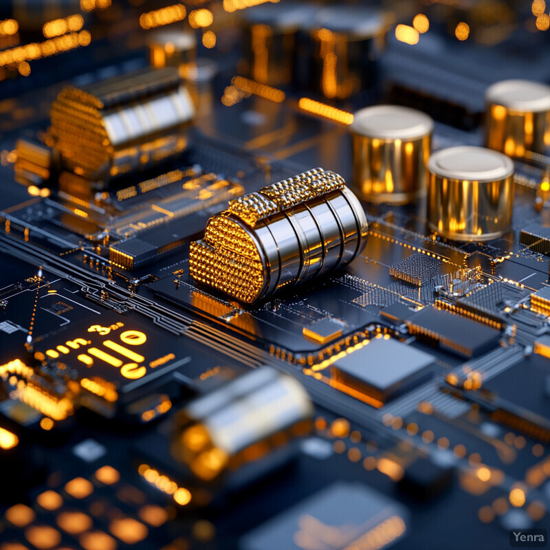 A computer motherboard with various components and wires.