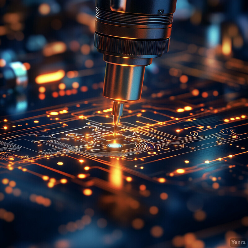 A computer-aided design (CAD) software screen displaying the process of creating a circuit board using a milling machine.