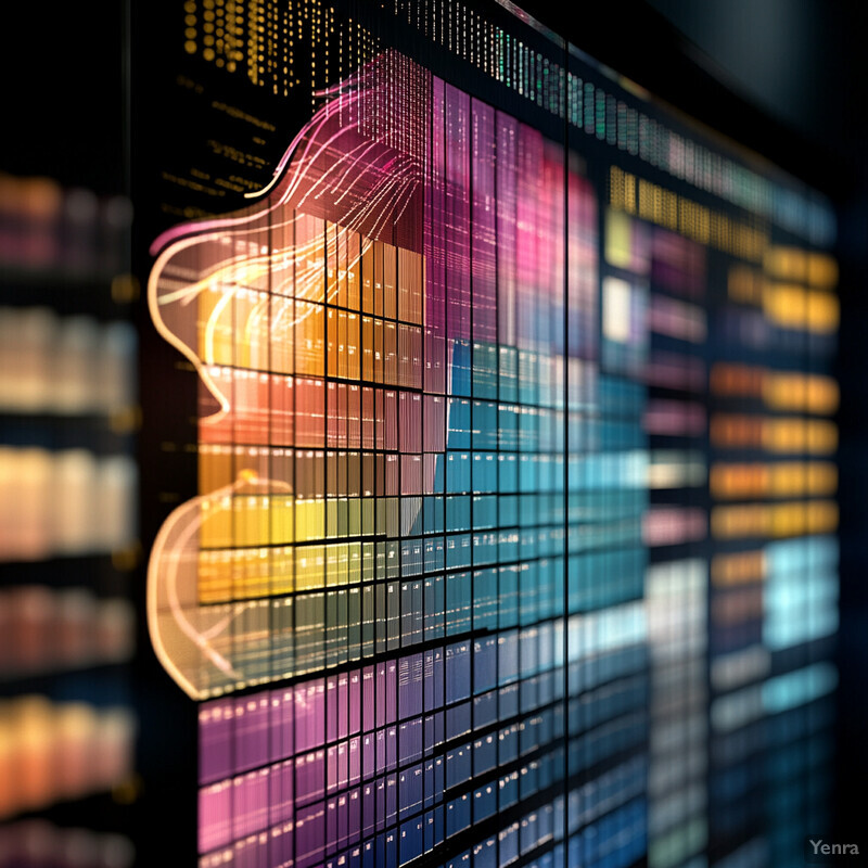 A colorful grid of rectangles on a computer screen with a prominent display about Intelligent Bundling and Cross-Selling Strategies.