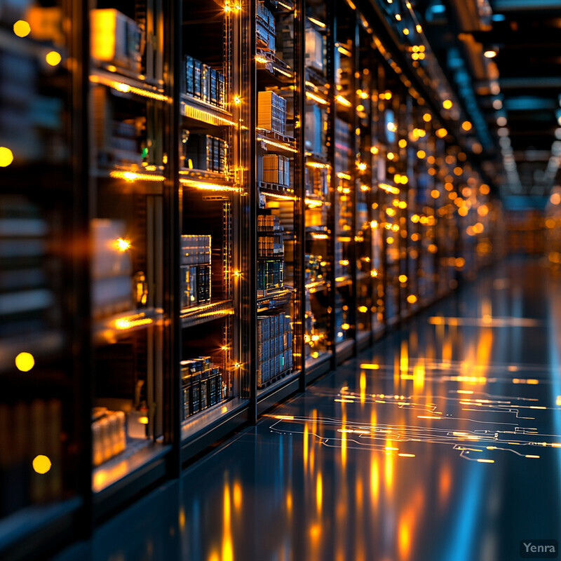 A large room filled with rows of shelves stacked high with leather-bound books.