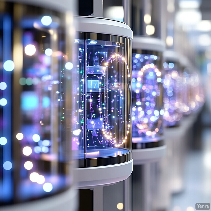 A row of cylindrical objects with transparent sides and silver bases, likely part of an interactive or educational display.