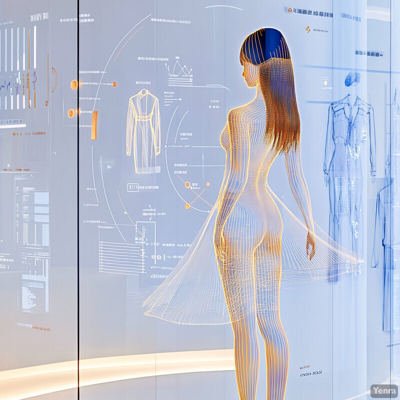 An image of a futuristic room with advanced technology and human-like figures.