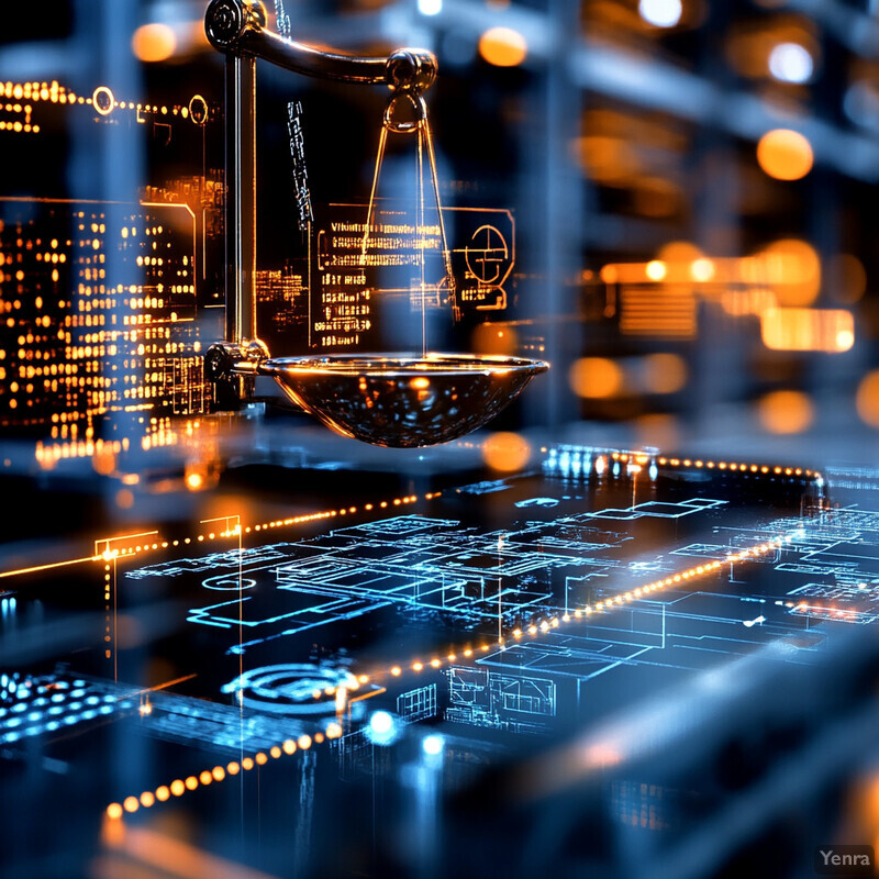 A balance scale in a cityscape at night represents the continuous cost-benefit analysis of storage arrangements.