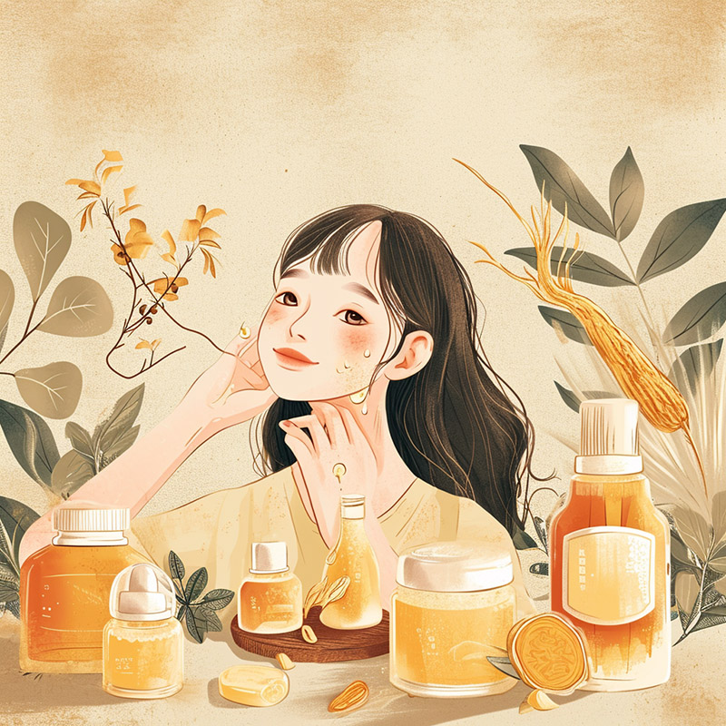 Ginseng in Skincare