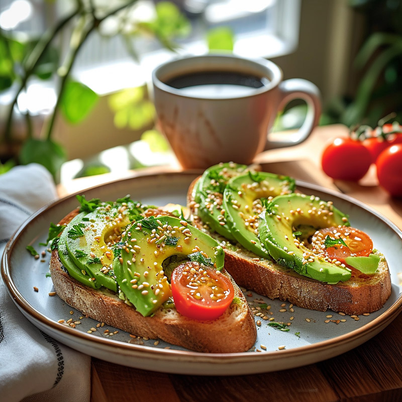 Avocado Toast on a Bright Morning