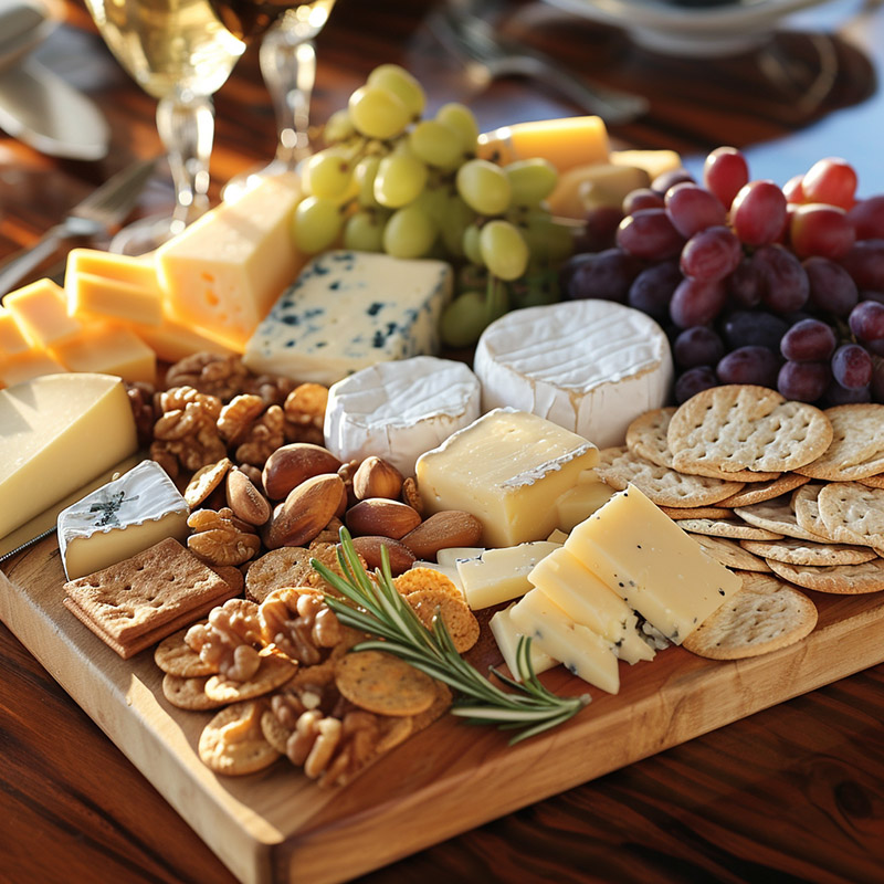 Cheese Board with Assorted Cheeses